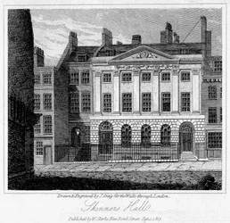 Skinners Hall, City of London, 1817