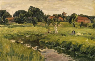 Children by the Creek