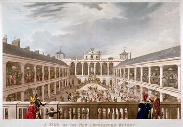 A View of the New Hungerford Market, Westminster, London
