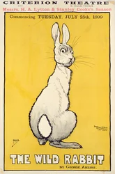 The Wild Rabbit Poster, 1899