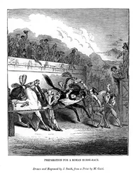 Preparation for a Roman Horse Race