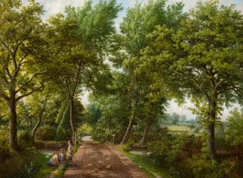 Hobb Moor Road Ford, Birmingham, 1870s.