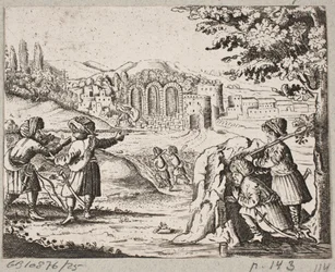 Illustration for Adam Olearius, “Persianischer Rosenthal von einem Sinnreichen Poeten Schich Saadi”, Schleswig 1660