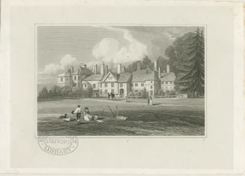 Hagley Hall: Engraving