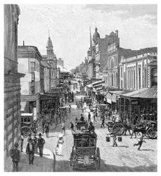King Street, Sydney, New South Wales, Australia, 1886