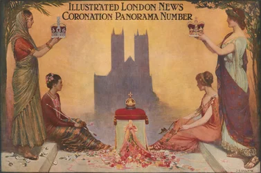 The coronation of King George V