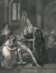 Edwy and Elgiva, mid 19th century