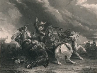 Sir William Russell at the Battle of Zutphen, 1586