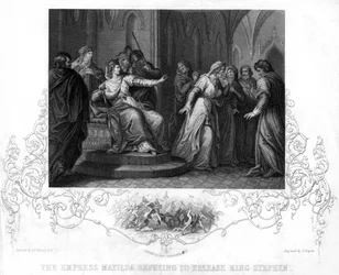 The Empress Matilda refusing to release King Stephen, 1141