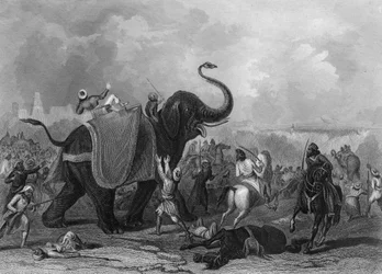The Siege of Mooltan Multan, India, 1849 c1857