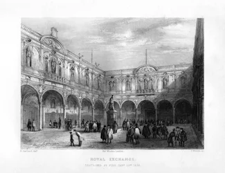 The Royal Exchange, London, 19th century