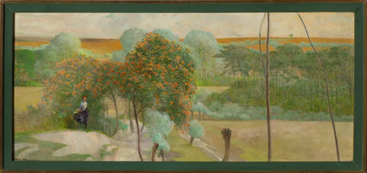 Landscape with a Rowan Tree, Right Part of the Triptych "Go to the Streams"
