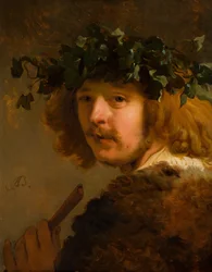 Shepherd with a flute (Self-Portrait)