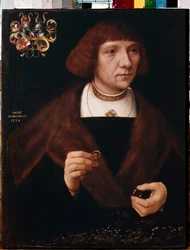 Portrait of a Man with Rings