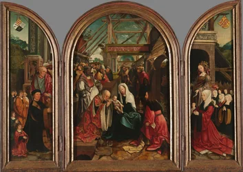 Triptych with the Adoration of the Magi