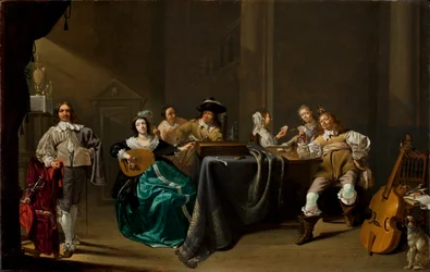 Card Players and Merrymakers