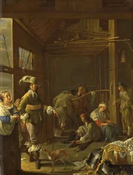 Soldiers in a Stable