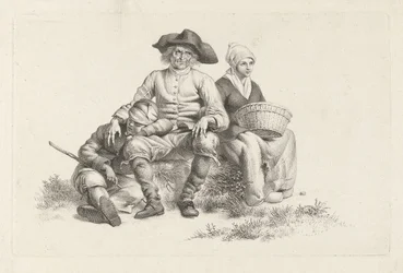 Peasant Family (series title: Study Prints / Etudes gravées)