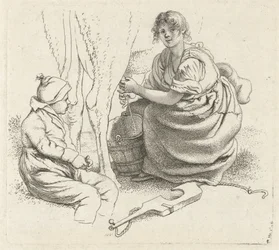 Milking Woman
