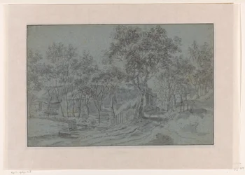 Farmhouse Among Trees