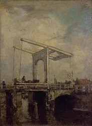 A Drawbridge in a Dutch Town, 1875