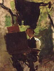 Artist at work