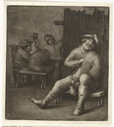 Sleeping Man in an Inn