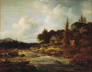 Landscape with Mountain-River