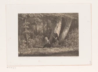 Two Girls in the Forest