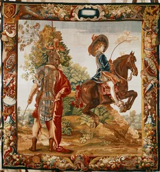 A Riding Lesson for the Young King Louis XIV: Capriole