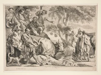 Cacus Robbing the Cattle of Hercules