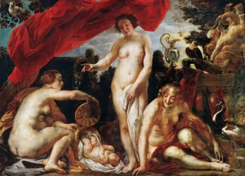 The Daughters of Cecrops Finding the Child Erichthonius