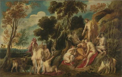 Marsyas ill-treated by the muses