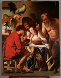 Satyr Visiting Peasants