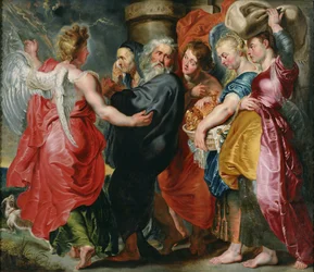 The Flight of Lot and His Family from Sodom after Rubens, c. 1618