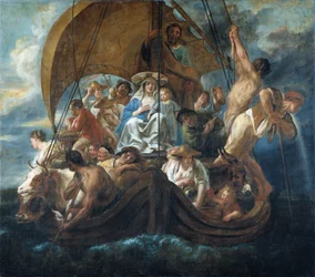 The Holy Family and Others Flee into Egypt