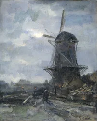 Mill by Moonlight