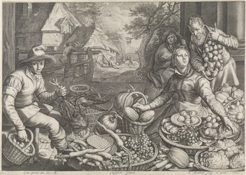 Market Scene and the Rest on the Flight into Egypt