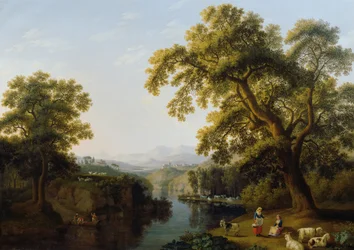 River Valley of Isernia near Naples