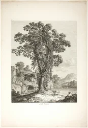 Near la Cava, from Suite de IV Vues Dessinées Dans le Royaume de Naples