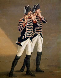 Musicians of the Bourbon Orchestra (detail)