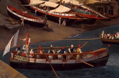 View of the Small Marina at Sorrento