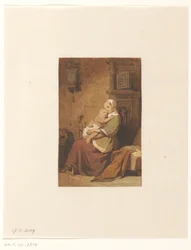 Mother and Child in an Interior