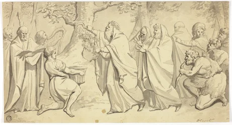 Druids Cutting Mistletoe