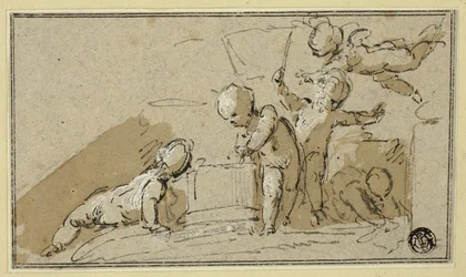 Five Putti at Play