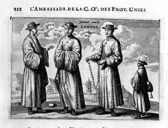 Lamas of China, from an account of a Dutch Embassy to China