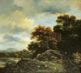 Landscape with Wooded Hillock