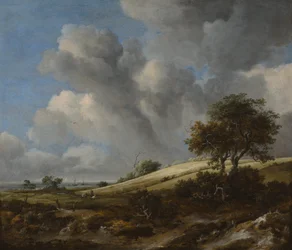 Landscape with a Corn Field Near the Sea
