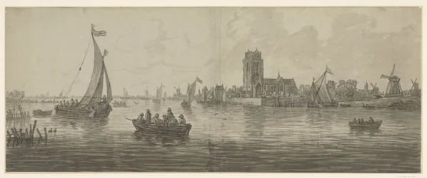 View of Dordrecht from the Southwest