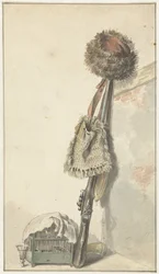 Hunting Still Life with Birdcage